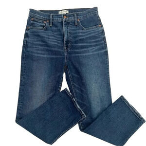 Madewell Women’s Slim Demi Boot Denim Jeans Size 29 Sundale Wash Crop High Waist